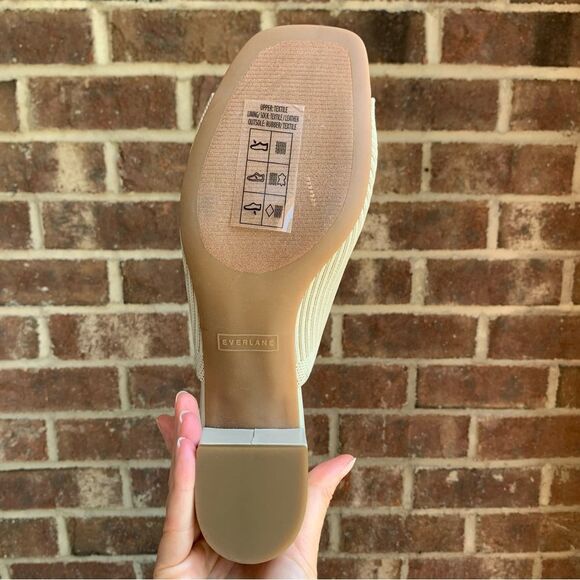 Everlane Shoes Glove Mule ReKnit Leather Bone Minimalist Neutral Womens 9.5 - Picture 10 of 11